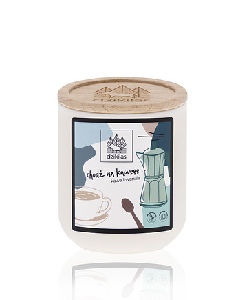 Chodź na kawę S - mała świeca rzepakowa, Dzikilas