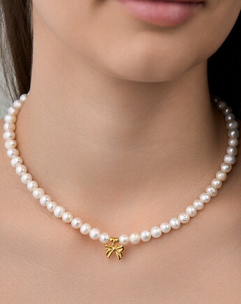 Choker naszyjnik kokardka- srebro 925, Coccola JEWELLERY