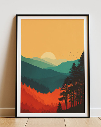 Plakat - Wieczór w Tatrach