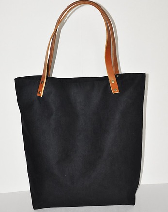 Torba tote XXL - czarna, PRACOWNIA 166