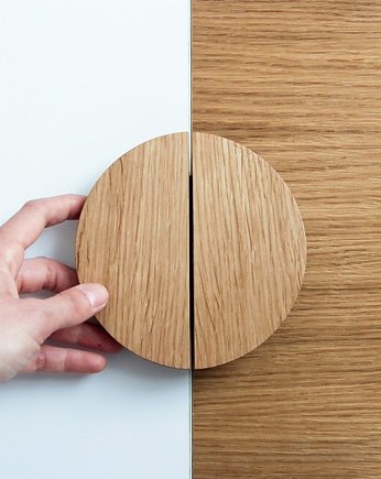 Duże półokrągłe uchwyty do mebli 13 cm