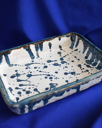 Patera ceramiczna prostokątna