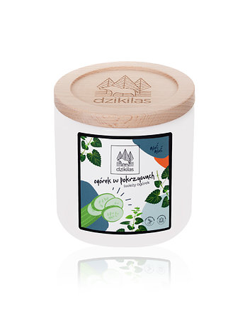 Ogórek w pokrzywach L - duża świeca rzepakowa, Dzikilas