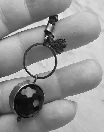 Srebrny naszyjnik onyks MAGIC BALL