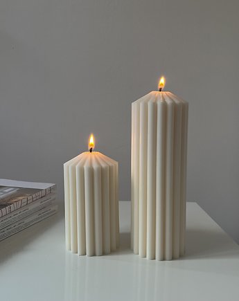 Świeca Ribbed