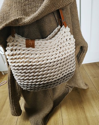 Torba na jesień " Boho Weave Bag" w kolorze beżowym TRIO