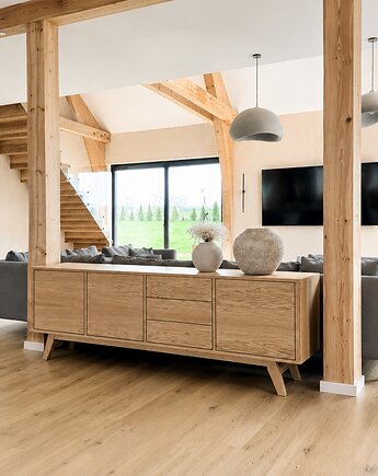 Komoda Bufetowa "XL" Niska / Komoda pod telewizor / Sideboard / 200cm