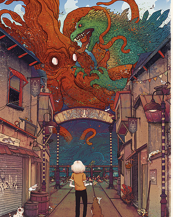 Plakat Godzilla