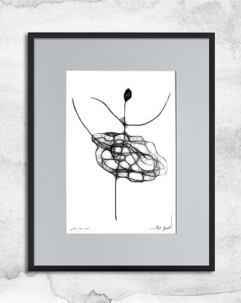 Oprawiona grafika - Tancerka (91)