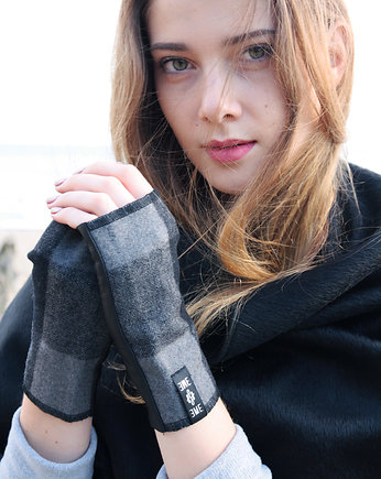 Gloves / leather&wool