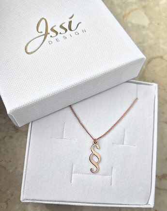 Naszyjnik Paragraf - różowe złoto 18K, ISSI Jewelry