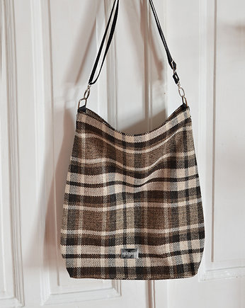 Lniana torba w kratę, modeMania