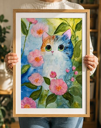 Kot. Print 60x90cm