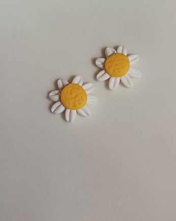 Kolczyki sztyfty stokrotki, Waszkamade