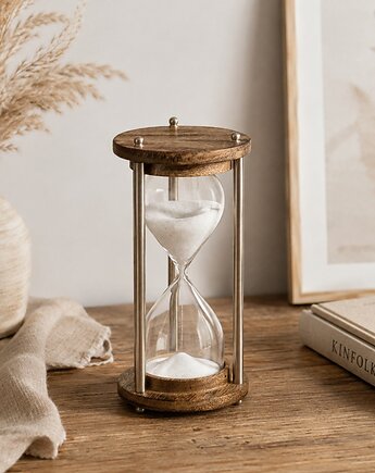Klepsydra TIMEGLAS drewno mango 16x8 cm