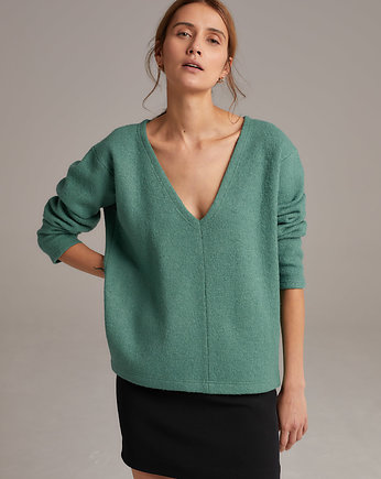 SWETER wełniany