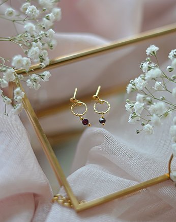 Kolczyki srebrne Circle, Bizuteria Lula