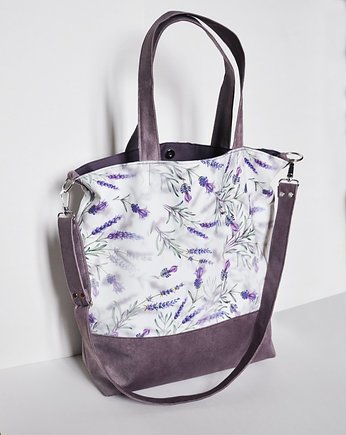 Torba - worek XXL - print lawenda