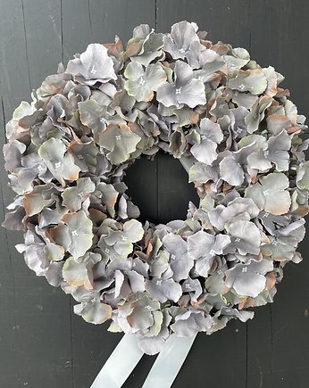 Wianek jasno szara hortensja 50cm, EsyFloresy