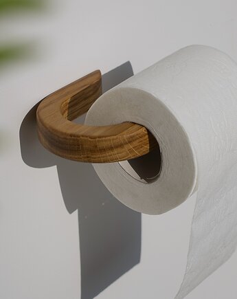 Drewniany uchwyt na papier toaletowy
