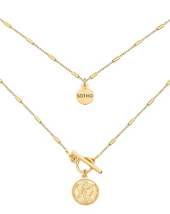 Złoty naszyjnik z monetą, SOTHO
