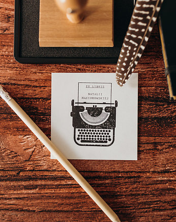 Stempel Ex Libris "Maszyna" - Zestaw prezentowy