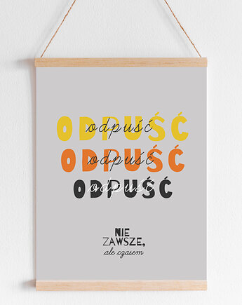 Plakat odpuść, dla perfekcjonisty