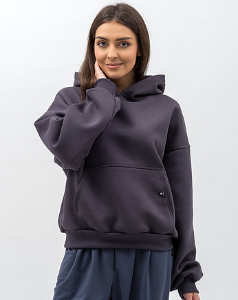 Bluza z kapturem ciepła ,,DUYGU" grafit