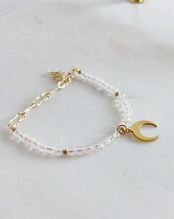 Bransoletka Kryształ Górski Księżyc, Chmolowska Jewellery