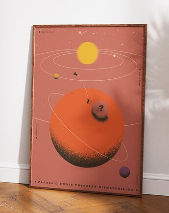Plakat "Potrzeby niematerialne"