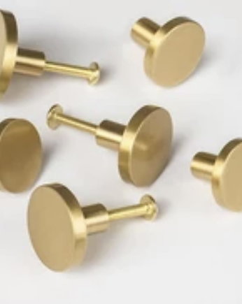 Uchwyt MEBLOWY SIMPLE PIN GOLD