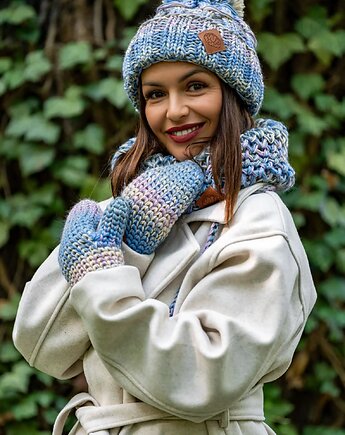 Czapka MERINO 100% Euforia Pastele
