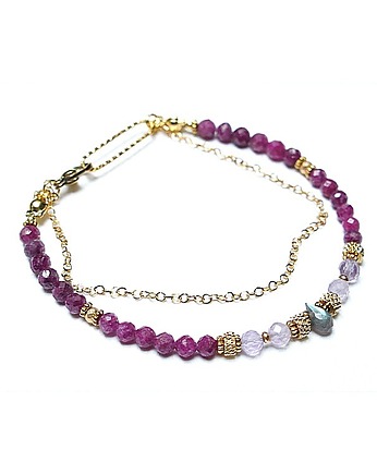 Rubiny vol. 13 /bransoletka/ 19.07.25  - Szlachetna kolekcja, KiKa pracownia