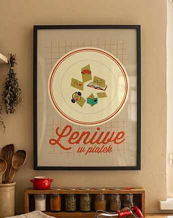Plakat leniwe piątki 30x40