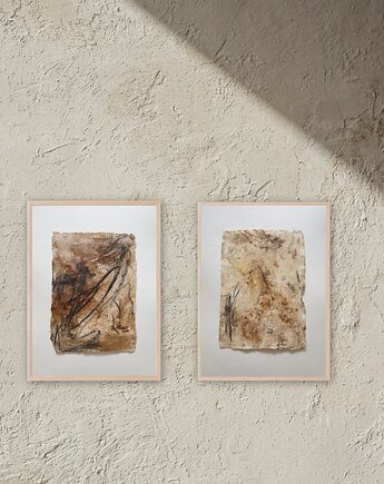 2 x obrazek abstrakcja WABI SABI, do wyboru