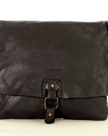 Torebka skórzana listonoszka stylowy  - MARCO MAZZINI, Marco Mazzini