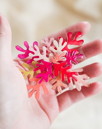 Broszka kształty magenta, Pintura