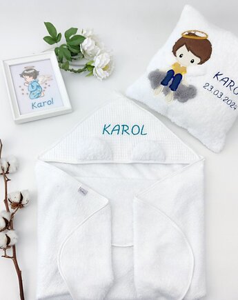 Prezent na chrzest dla chłopca, personalizowany prezent na chrzest
