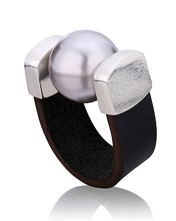 Pierścionek Grey Pearl Ring