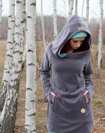 Candy Long hoodie zebra