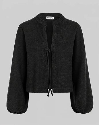 Koszula bolero Chloe black boucle