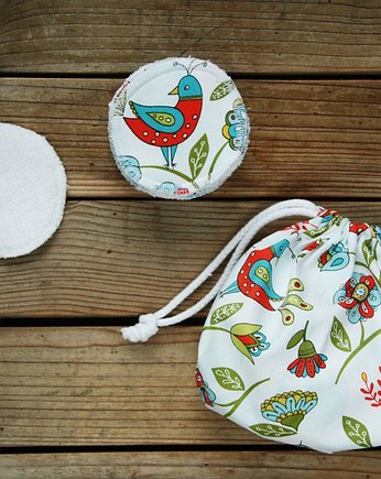 Waciki zero waste - 10szt. z woreczkiem - Folk