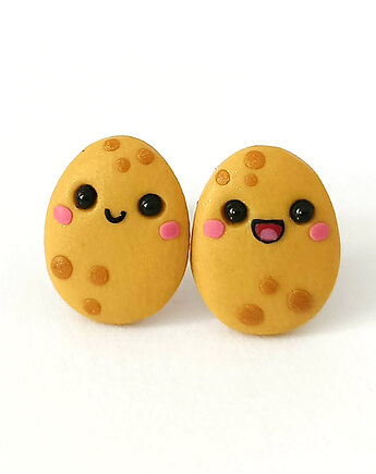 Kolczyki ziemniaczki kawaii