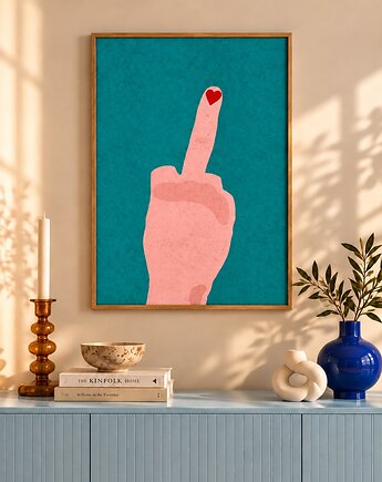 F...ing Love - Plakat Fine Art