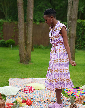 Lavender Garden Dress