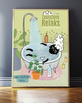 Plakat "Zasłużony relaks"