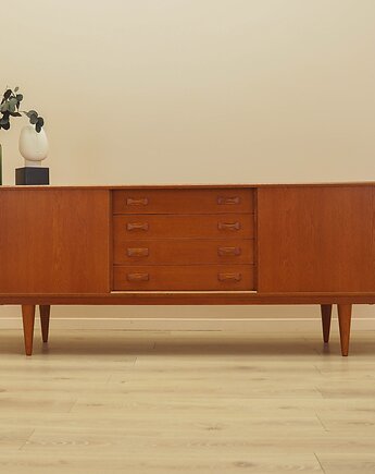 Sideboard jesionowy, duński design, lata 60, producent: Clausen & S
