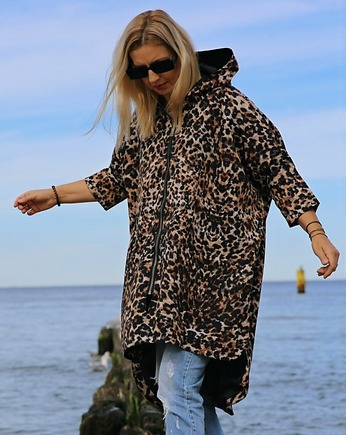 Kurtka Peleryna przeciwdeszczowa Leopard