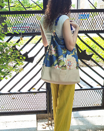 Duża torba w kwiaty i ptaszki, modeMania