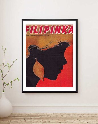 Oprawiona okładka FILIPINKI z 28 października 1984 r, aut. Teresa Jaskierny